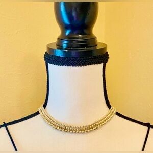GOLD (14K) FILLED Beaded Choker Necklace; Non tarnish; sweat proof; waterproof.